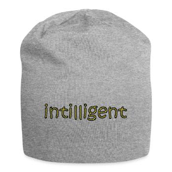 intelligent - Jersey-Beanie - Grau meliert - Vorne