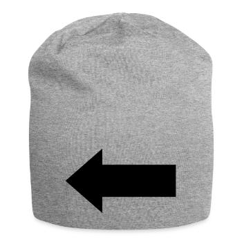 flèche - Bonnet en jersey - gris chiné - Devant