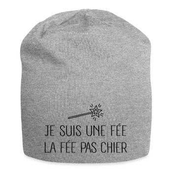 Je Suis Une Fée - Bonnet en jersey - gris chiné - Devant