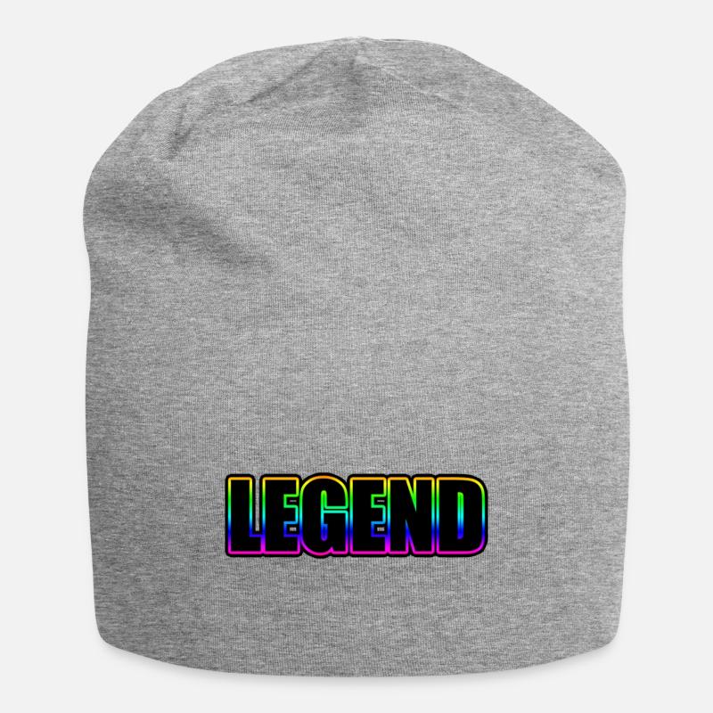 légende - Bonnet en jersey - gris chiné