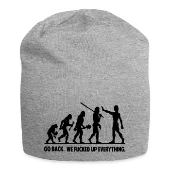 goback - Bonnet en jersey - gris chiné - Devant