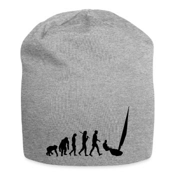 Entwicklung Segeln - Jersey-Beanie - Grau meliert - Vorne