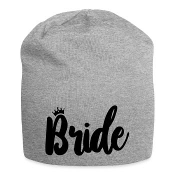 Bride - Jersey-Beanie - Grau meliert - Vorne