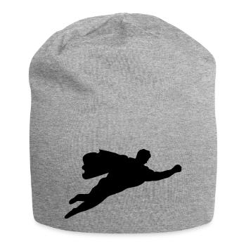held - Jersey-Beanie - Grau meliert - Vorne