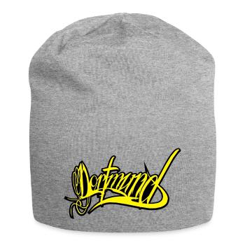 Dortmund - Jersey-Beanie - Grau meliert - Vorne