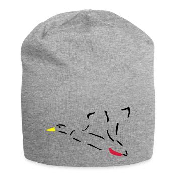 Ente - Jersey-Beanie - Grau meliert - Vorne