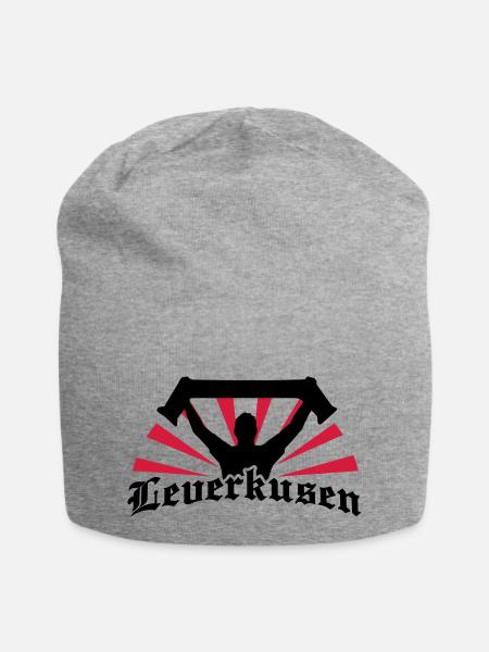 fan_leverkusen____f2 - Jersey-Beanie - Grau meliert