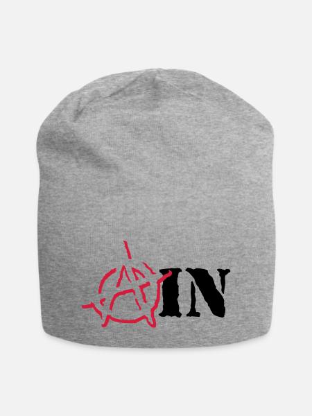 Anarchy Ain - Jersey Beanie - heather grey