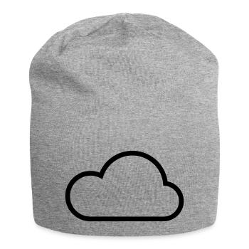 Clouds - Jersey Beanie - heather grey - Front