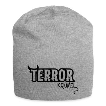 miettes de terreur - Bonnet en jersey - gris chiné - Devant