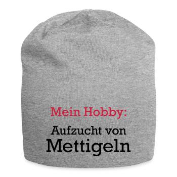 Mettigel - Jersey-Beanie - Grau meliert - Vorne