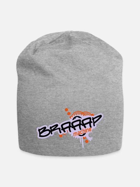 Braaap Machine - Jersey-Beanie - Grau meliert