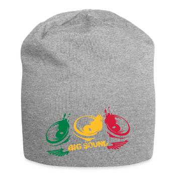 design sound reggea - Bonnet en jersey - gris chiné - Devant