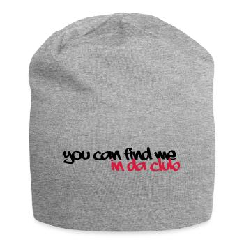 in da club - Jersey-Beanie - Grau meliert - Vorne