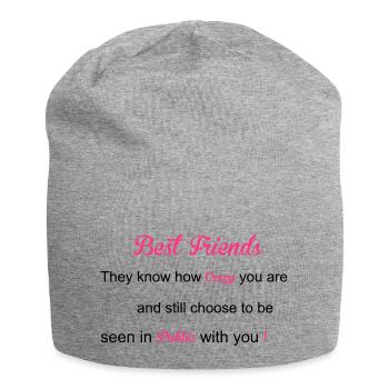 Best Friends - Bonnet en jersey - gris chiné - Devant