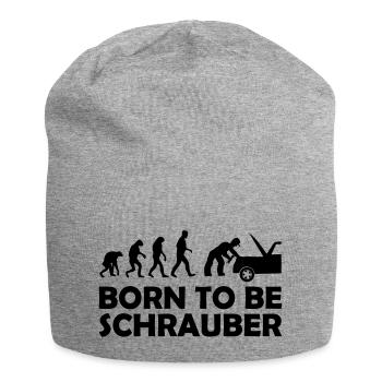 schrauber - Jersey-Beanie - Grau meliert - Vorne