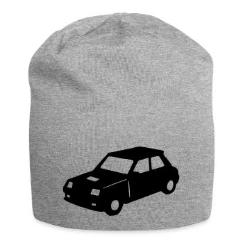 R5 voiture de course vintage retro - Bonnet en jersey - gris chiné - Devant