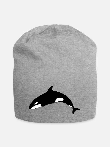 Wale - Jersey-Beanie - Grau meliert