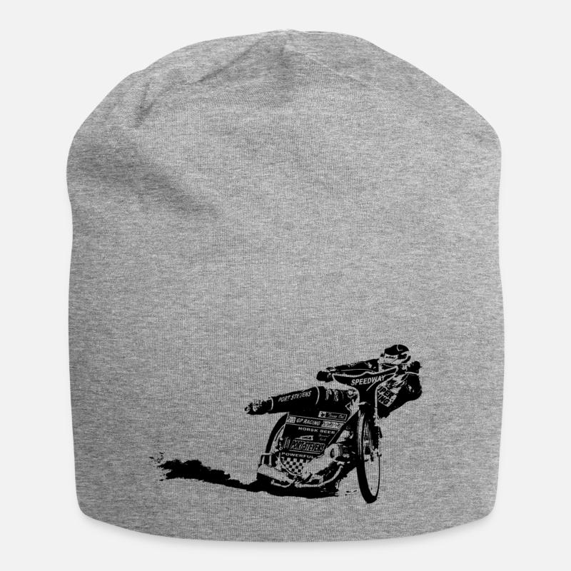 Speedway Driver - Jersey-Beanie - Grau meliert