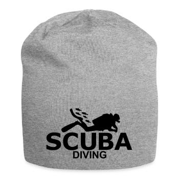 scuba diving - Jersey Beanie - heather grey - Front
