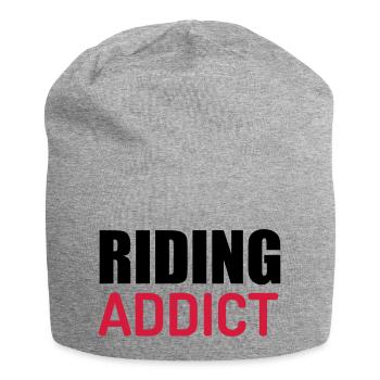 Riding Horse Rider Equestrianism Equitation - Jersey Beanie - heather grey - Front