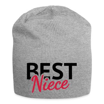 Best Niece - Bonnet en jersey - gris chiné - Devant