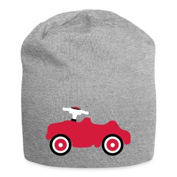 toy car kids fun roll toddler baby - Jersey Beanie - heather grey - Front