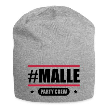 malle party crew motiv - Jersey-Beanie - Grau meliert - Vorne