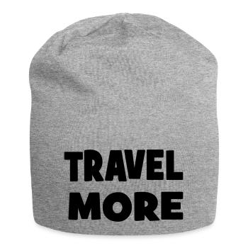 Reisen - Jersey-Beanie - Grau meliert - Vorne