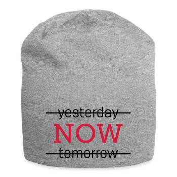 NOW - Jersey Beanie - heather grey - Front