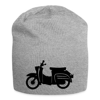 Fahrzeug - Schwalbe - Jersey-Beanie - Grau meliert - Vorne