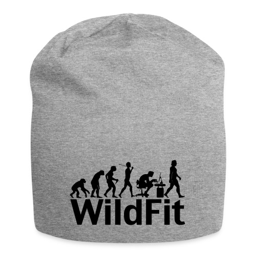 WildFit Logo Evolution in Schwarz - Jersey-Beanie