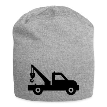 Der Abschleppwagen service 24h - Jersey-Beanie - Grau meliert - Vorne