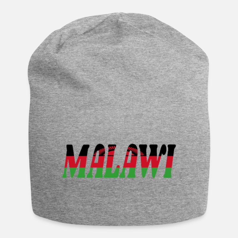 Malawi - Bonnet en jersey - gris chiné