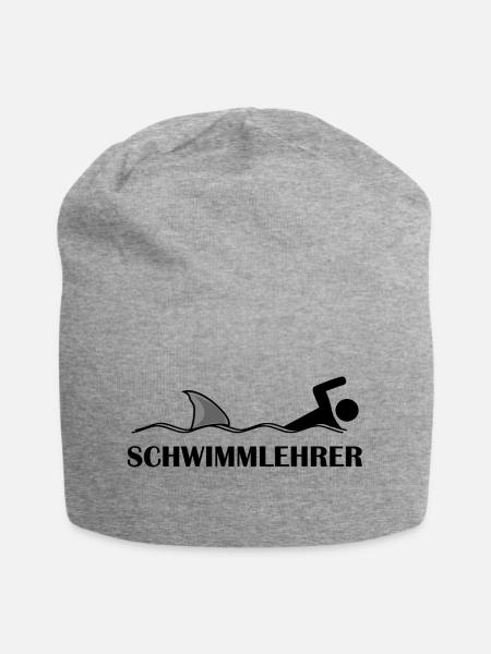Schwimmlehrer - Jersey-Beanie - Grau meliert