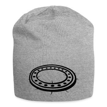 Trou d’égout à couvercle Gulli - Bonnet en jersey - gris chiné - Devant