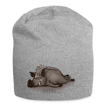 Boaring - Jersey Beanie - heather grey - Front
