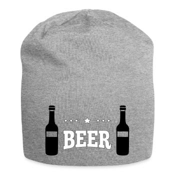 Bière - Bonnet en jersey - gris chiné - Devant