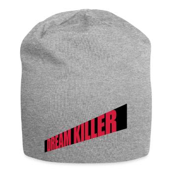 citation pessimiste tueur de rêves - Bonnet en jersey - gris chiné - Devant