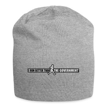mieux fonctionner que le gouvernement - Bonnet en jersey - gris chiné - Devant