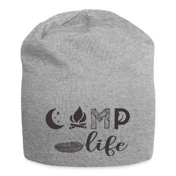 Camp live - Jersey-Beanie - Grau meliert - Vorne