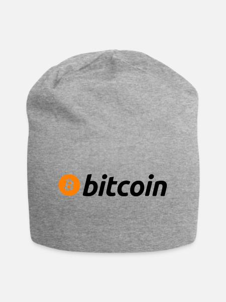 Bitcoin Trading Crypto Aktien - Jersey-Beanie - Grau meliert
