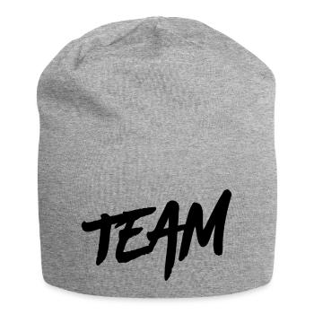 équipe - Bonnet en jersey - gris chiné - Devant