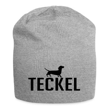 Teckel Hunderasse Hund Hunde Wilsigns - Jersey-Beanie - Grau meliert - Vorne