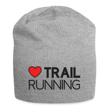 I Love Trail Running - Jersey Beanie - heather grey - Front