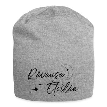 Rêveuse étoilée - Bonnet en jersey - gris chiné - Devant