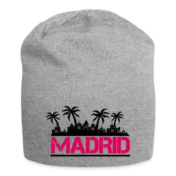 Madrid - Bonnet en jersey - gris chiné - Devant