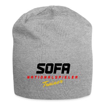 Sofa Nationalspieler - Jersey-Beanie - Grau meliert - Vorne