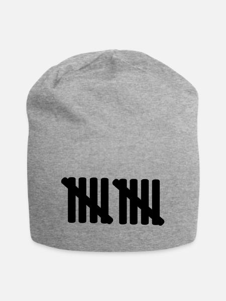 10 Geburtstag - Jersey-Beanie - Grau meliert