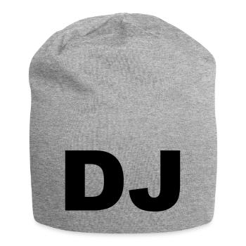 DJ - Jersey-Beanie - Grau meliert - Vorne